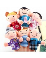 Educational Toy ~ 6pcs Happy Family Finger Puppets